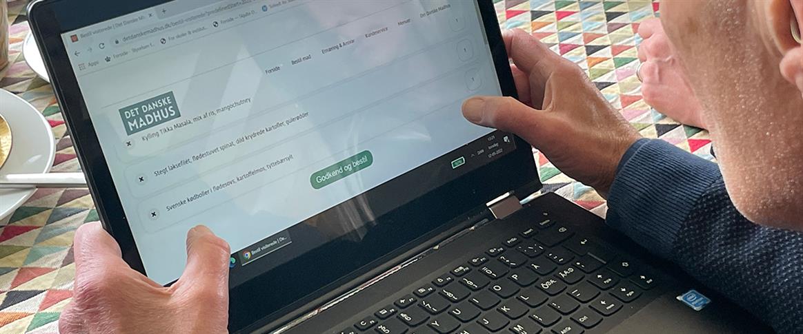 Nyt system får Danmarkspremiere: Poul Erik er den første til at bestille mad hjem online