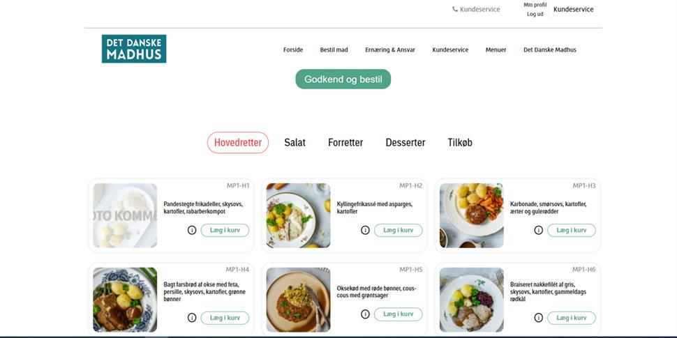 Landets største madleverandør lancerer ny webportal til visiterede borgere i hele Danmark